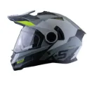 CASCO MULTIPROPOSITO ABATIBLE XSPORTS 165 AMPTOP GRIS AMARILLO MATE