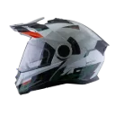 CASCO MULTIPROPOSITO ABATIBLE XSPORTS 165 AMPTOP GRIS NARANJA BRILLO