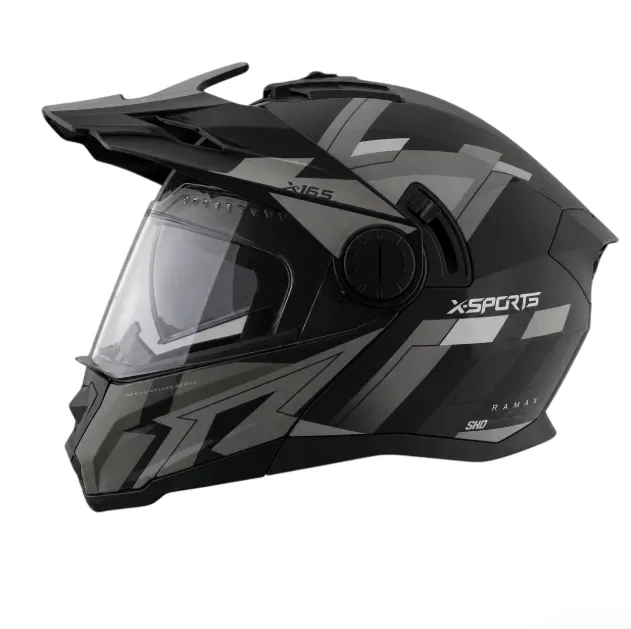 [592123] CASCO MULTIPROPOSITO ABATIBLE XSPORTS 165 RAMAK GRIS BEIGE MATE (S)