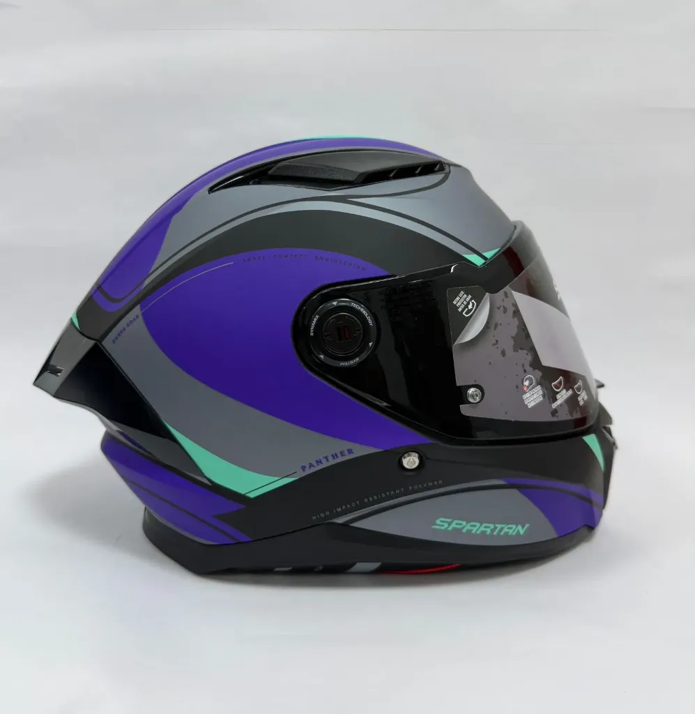 [613996] CASCO INTEGRAL SPARTAN DOBLE VISOR PANTHER CV Z8 NEGRO MORADO (S)