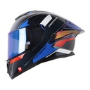 CASCO INTEGRAL SHAFT PRO 620 CARBON EVO 3K HALD AZUL AZUL BRILLO