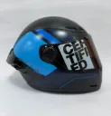 CASCO INTEGRAL ICH 501SP DINGO NEGRO AZUL OSCURO MATE  VISOR NEGRO
