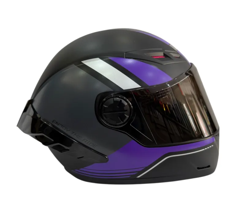 [206622] CASCO INTEGRAL ICH 501SP DINGO NEGRO MORADO SILVER MATE VISOR NEGRO (S)