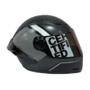CASCO INTEGRAL ICH 501SP DINGO NEGRO GRIS OSCURO GRIS CLARO MATE  VISOR NEGRO