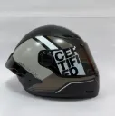 CASCO INTEGRAL ICH 501SP DINGO NEGRO GRIS OSCURO BLANCO VISOR NEGRO