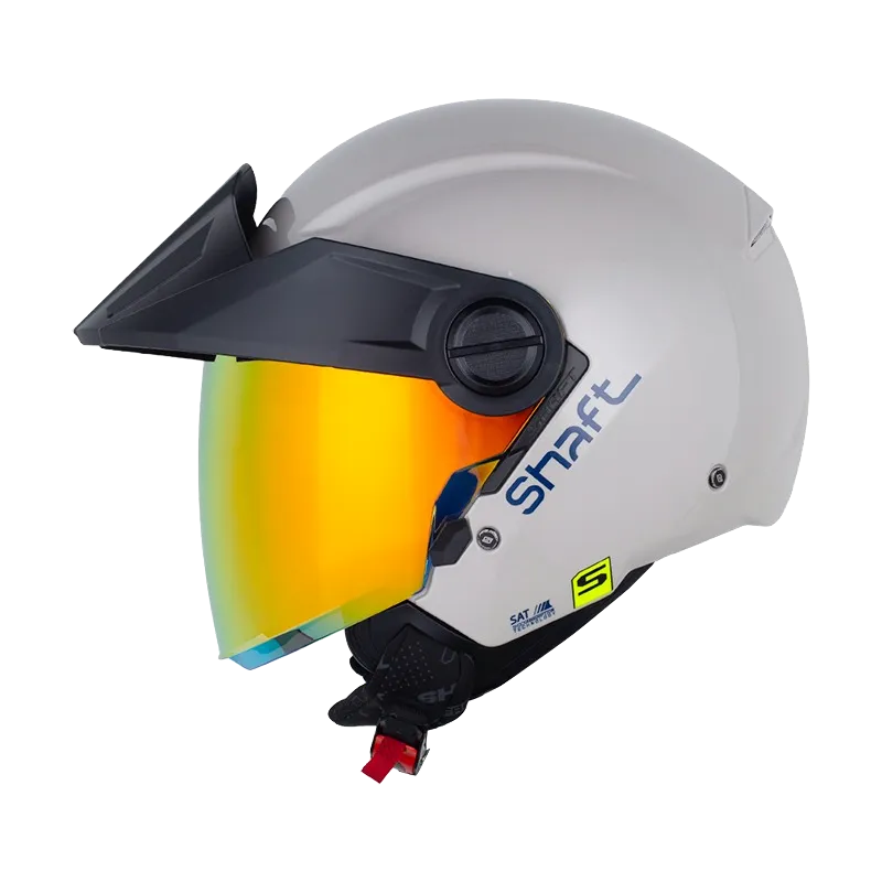 CASCO ABIERTO SHAFT 212 SOLID ARENA CLARO AZUL OSCURO BRILLO