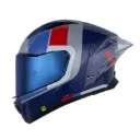 CASCO INTEGRAL SHAFT 596SP PACER GRIS AZUL OSCURO BRILLO