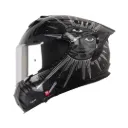 CASCO INTEGRAL SHAFT PRO 610 EVO DOBLE VISOR ECLIPSE NEGRO SILVER BRILLO
