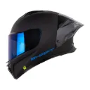 CASCO INTEGRAL SHAFT 596SP SOLID NEGRO AZUL MATE