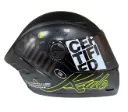 CASCO INTEGRAL ICH 501SP CAPTION NEGRO GRIS OSCURO AMARILLO NEON MATE VISOR NEGRO