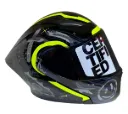 CASCO ABATIBLE ICH 3130 DOBLE VISOR SCALE NEGRO GRIS OSCURO AMARILLO BRILLO VISOR NEGRO