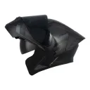 CASCO ABATIBLE ICH 3130 DOBLE VISOR ORIKA NEGRO GRIS OSCURO GRIS MATE VISOR NEGRO