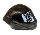 CASCO ABATIBLE ICH 3130 DOBLE VISOR ORIKA NEGRO GRIS OSCURO GRIS BRILLO VISOR NEGRO