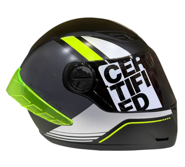 CASCO INTEGRAL ICH 501SP DINGO NEGRO SILVER AMARILLO MATE VISOR NEGRO (S)