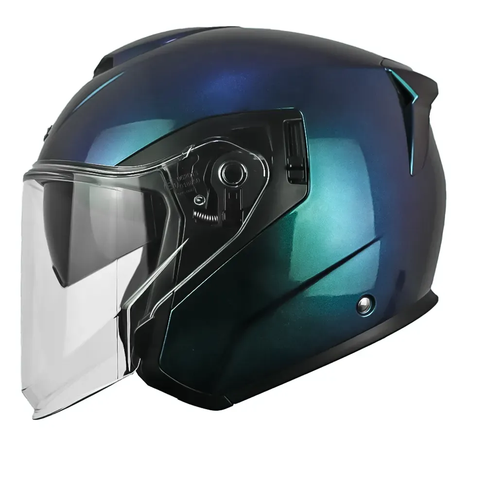 CASCO ABIERTO ZEUS 626 CHAMALEON BRILLO