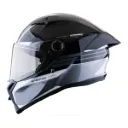 CASCO INTEGRAL SPARTAN FENIX SLAB X2 GRIS NEGRO BLANCO BRILLO
