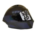 CASCO INTEGRAL ICH 503 ZEIBA NEGRO AZUL OSCURO MATE VISOR NEGRO