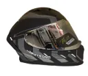 CASCO INTEGRAL XTRONG M69 MACH 1 NEGRO GRIS MATE VISOR PLATEADO