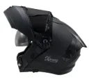 CASCO ABATIBLE XTRONG 918 NEGRO MATE SPOILER NEGRO BRILLO VISOR NEGRO