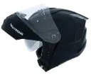 CASCO ABATIBLE XTRONG 918 NEGRO MATE SPOILER NEGRO VISOR TRANSPARENTE