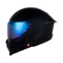 CASCO INTEGRAL SHAFT PRO 615 DOBLE VISOR SOLID NEGRO GRIS OSCURO MATE