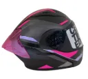 CASCO ABATIBLE ICH 3130 DOBLE VISOR ORIKA NEGRO GRIS OSCURO FUCSIA MATE VISOR NEGRO