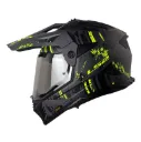 CASCO MULTIPROPOSITO LS2 MX702 CRAZY NEGRO AMARILLO