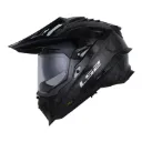 CASCO MULTIPROPOSITO LS2 MX701 PLUS CARBONO FORGED NEGRO BRILLO VISOR TRANSPARENTE