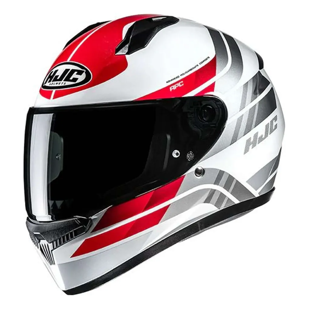 [0003451] CASCO INTEGRAL HJC C10 HIPER MC1 BLANCO ROJO (S)