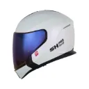 CASCO MODULAR SHAFT PRO 300 SKY SOLID CAMALEON BLANCO NEGRO BRILLO
