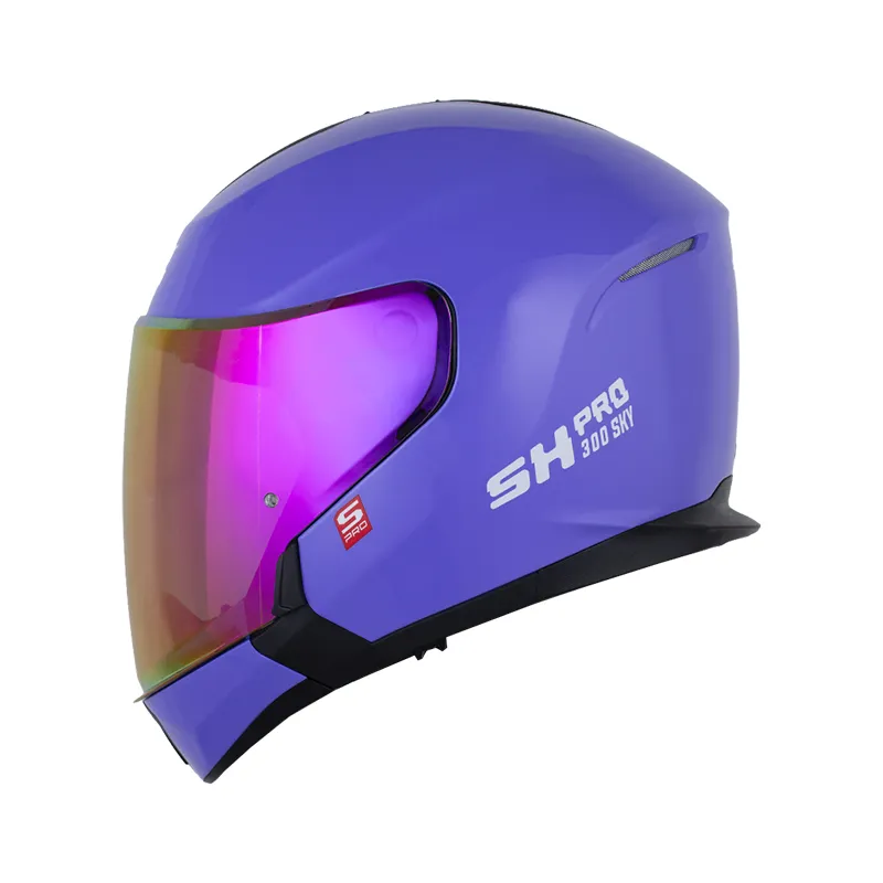 CASCO MODULAR SHAFT PRO 300 SKY SOLID MORADO BLANCO BRILLO