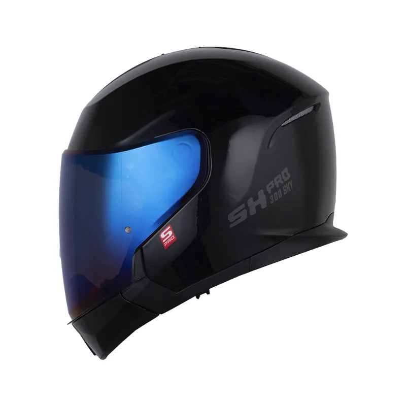 [197716] CASCO MODULAR SHAFT PRO 300 SKY SOLID NEGRO GRIS OSCURO BRILLO (S)