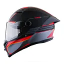 CASCO INTEGRAL SPARTAN FENIX SLAB B25 NEGRO GRIS NARANJA MATE 