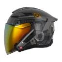 CASCO ABIERTO SHAFT PRO 343 DOBLE VISOR AIRFORCE ARENA OSCURO ARENA OSCURO BRILLO