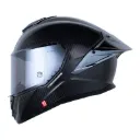 CASCO INTEGRAL SHAFT PRO 620 CARBON EVO 3K SOLID NEGRO BRILLO SPOILER SILVER VISOR SILVER
