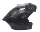 CASCO ABATIBLE ICH 3130 DOBLE VISOR ORIKA NEGRO GRIS OSCURO GRIS MATE VISOR TRANSPARENTE