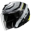 CASCO ABIERTO HJC F31 NABY MC3HSF GRIS NARDO AMARILLO MATE
