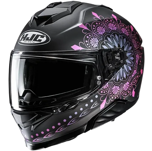 CASCO INTEGRAL HJC i71 NIEL MC28SF AZUL ROSADO MATE