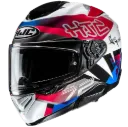 CASCO INTEGRAL HJC RPHA72 GOLDY MC21 AZUL ROJO BRILLO