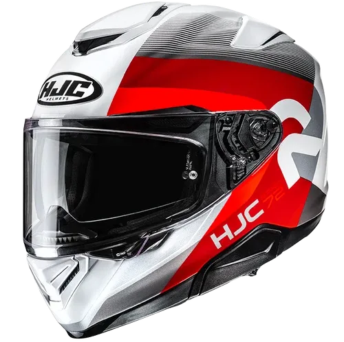 CASCO INTEGRAL HJC RPHA72 PHYTA MC1 GRIS ROJO BRILLO (S)