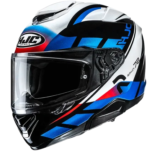 CASCO INTEGRAL HJC RPHA72 VALUE MC21 AZUL ROJO BRILLO