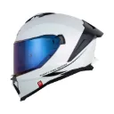 CASCO INTEGRAL SHAFT PRO 611 RS XOLID 2 CAMALEON BLANCO NEGRO BRILLO