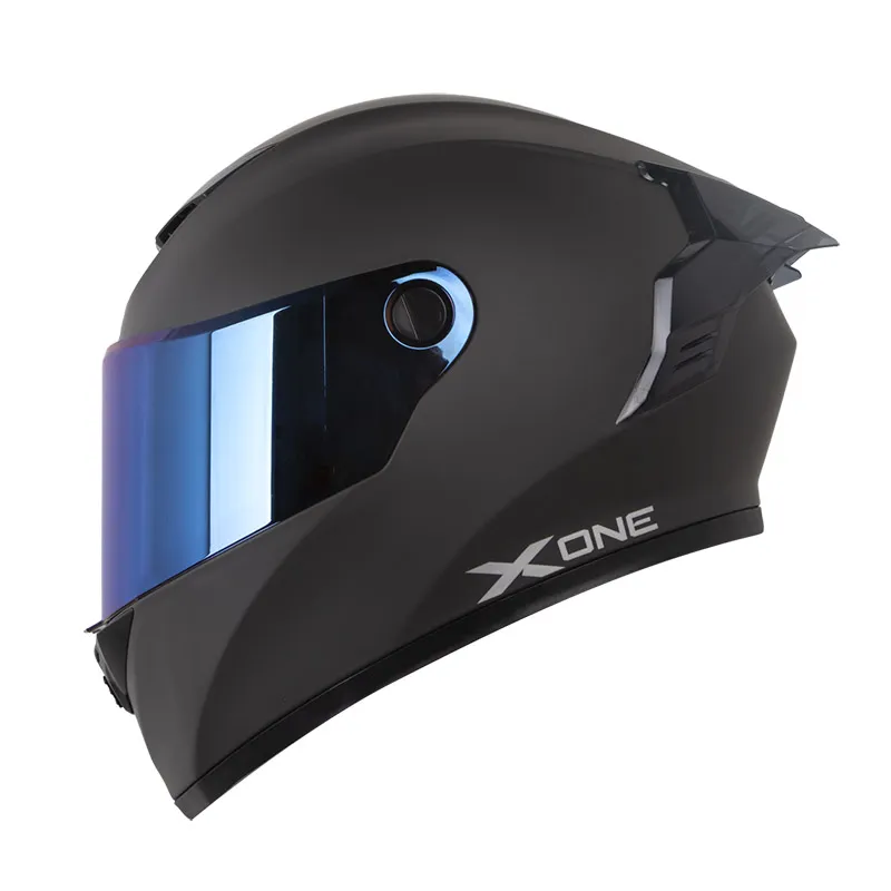 CASCO INTEGRAL X-ONE 500 RS SOLID GRIS OSCURO SILVER MATE