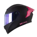 CASCO INTEGRAL X-ONE 500 RS SOLID NEGRO FUCSIA MATE