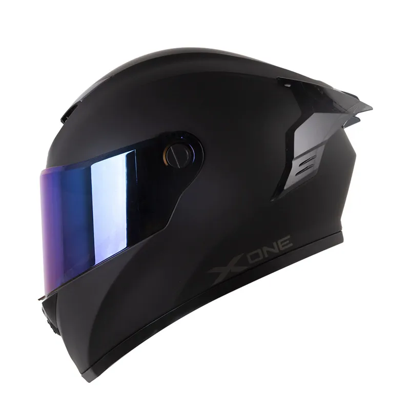 CASCO INTEGRAL X-ONE 500 RS SOLID NEGRO GRIS OSCURO MATE