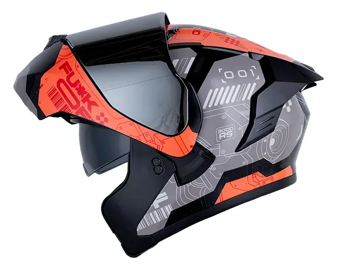 CASCO INTEGRAL X-ONE 3000 RS CBR NEGRO GRIS CLARO BRILLO