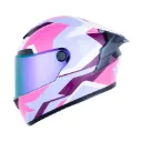 CASCO INTEGRAL X-ONE 500 RS ORACLE MORADO FUCSIA BRILLO