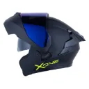 CASCO ABATIBLE X-ONE 3000 RS SOLID V2 NEGRO AMARILLO MATE