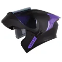 CASCO ABATIBLE X-ONE 3000 RS SOLID NEGRO MORADO MATE