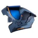 CASCO ABATIBLE X-ONE 3000 RS ENOX GRIS OSCURO NARANJA MATE